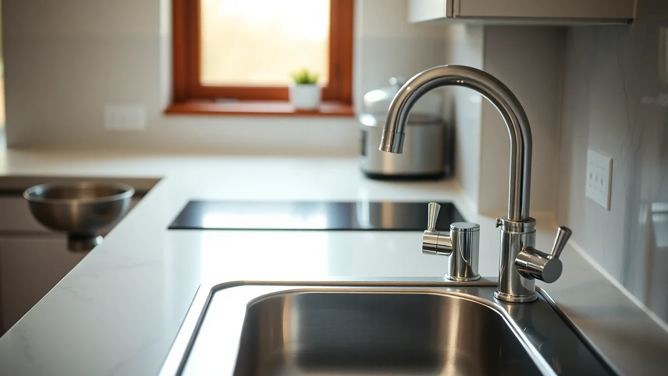 Modern British kitchen sink with food strainer — how to prevent kitchen drain blockages